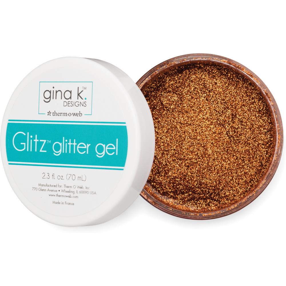 Gina K Designs Glitz Glitter Gel Sweet Mango / Gel Diamantina Mango