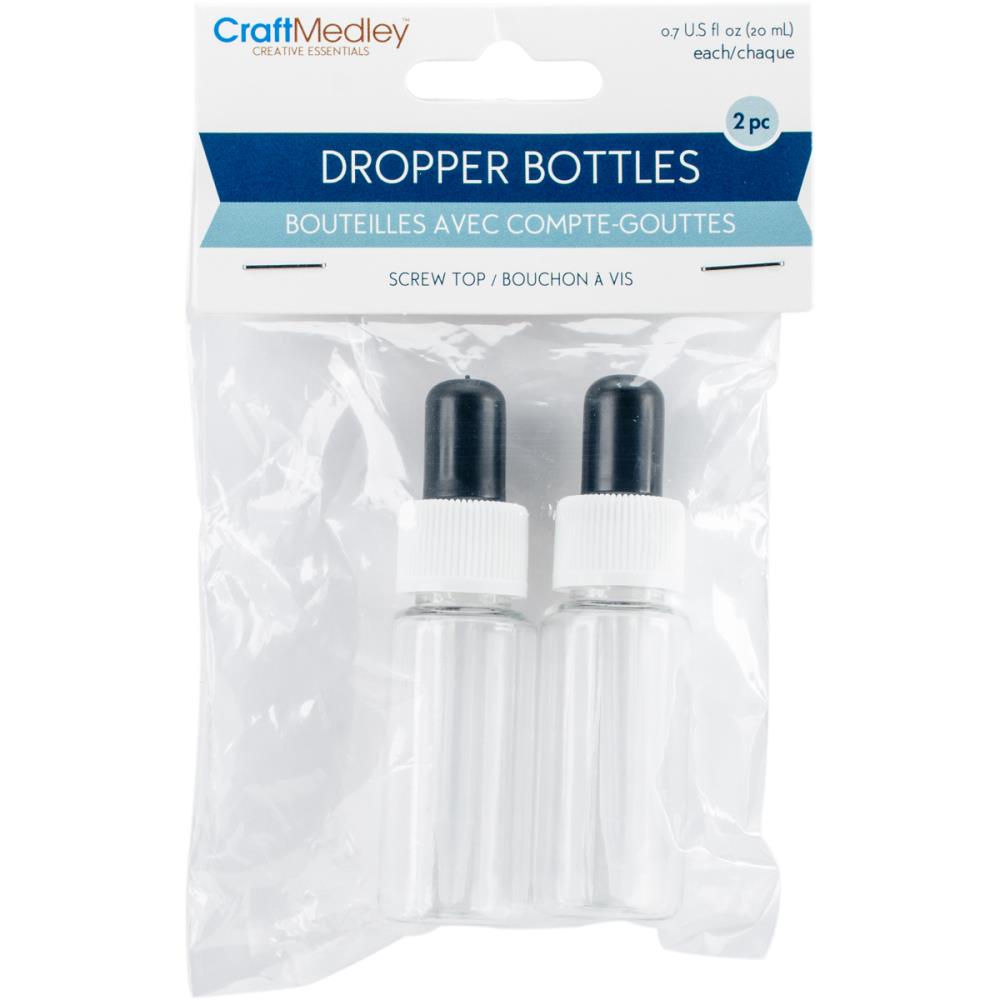 2 Dropper Bottles / 2 Botellitas con Gotero