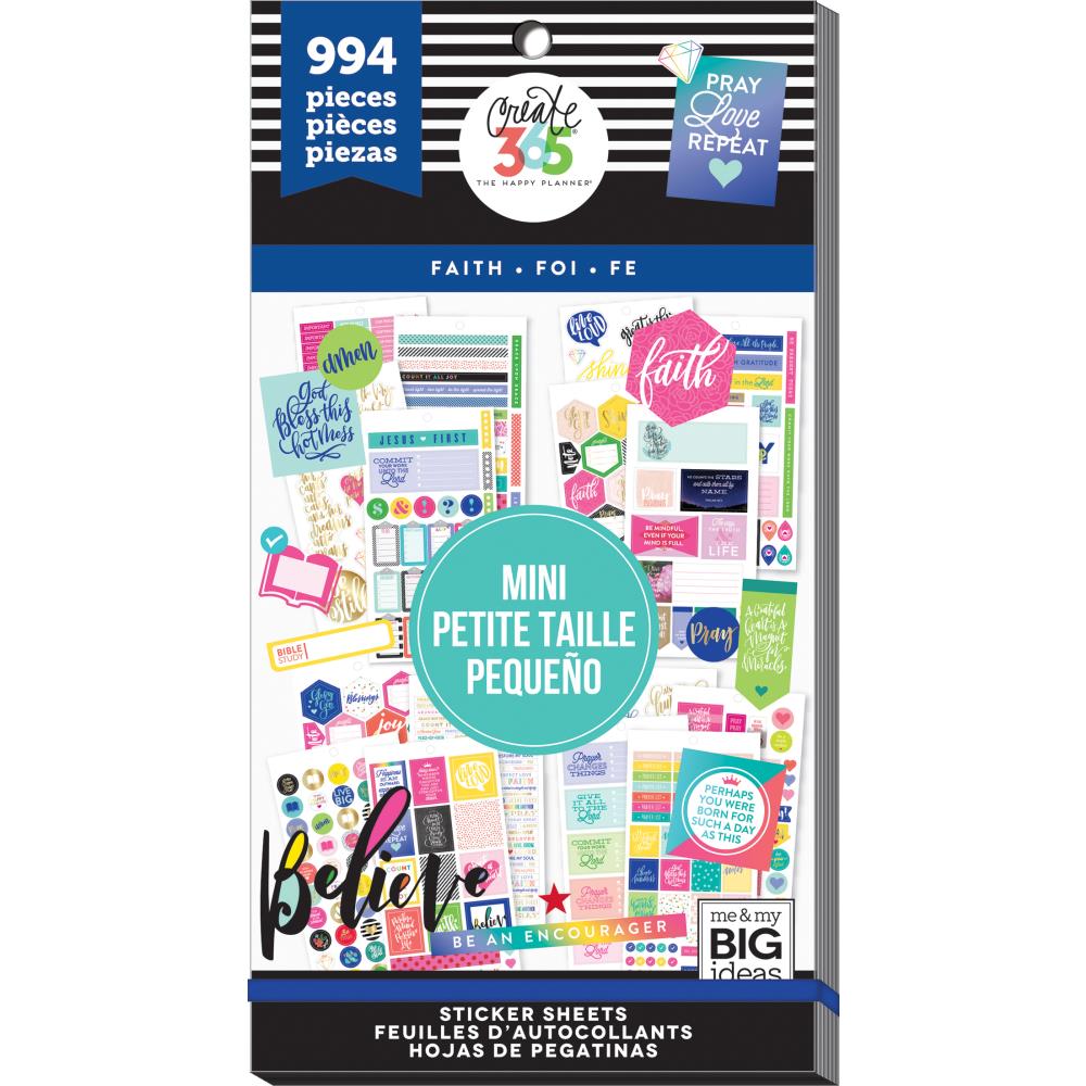 Happy Planner Stickers Faith / Estampas Para Planificador Descontinuado Me &amp; My Big Ideas