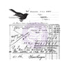 Old Receipt Cling Stamps / Sellos de Goma Recibo Antigüo