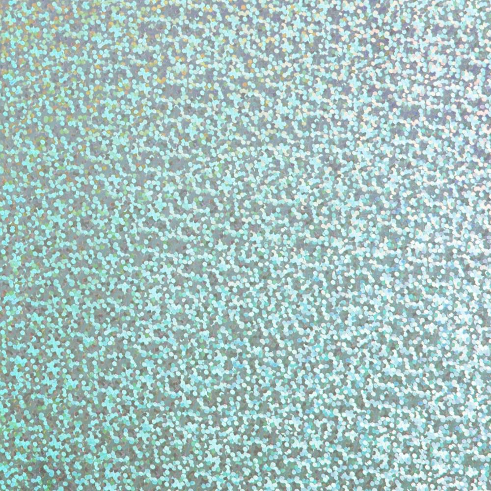 Holographic Sparkle Vinyl Teal / Vinil Holográfico Azul