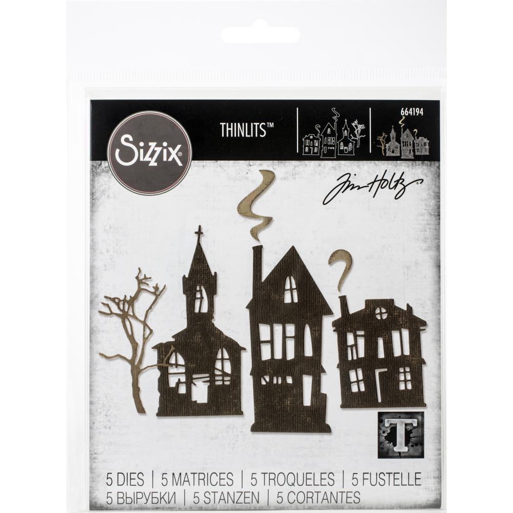 Thinlits Die Set Ghost Town / Suajes de Pueblo Fantasma Descontinuado Sizzix