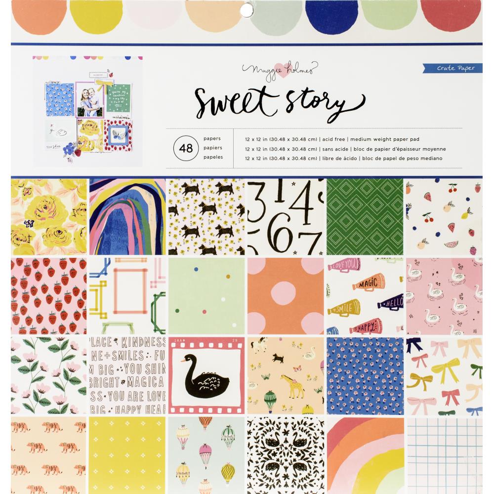 Sweet Story Paper Pad 12" / Block de Papel Decorado