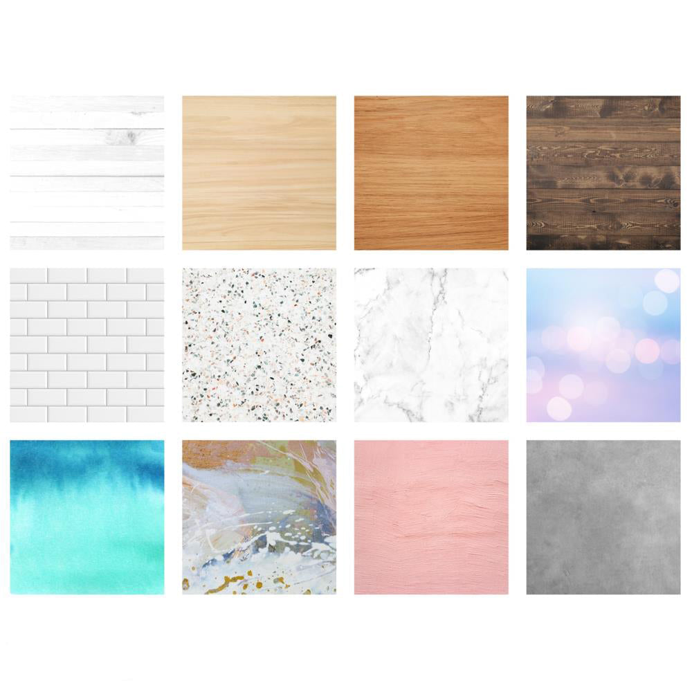 ShotBox Backgrounds Photoreal / 12 Fondos Fotografías Accesorios We R Memory Keepers