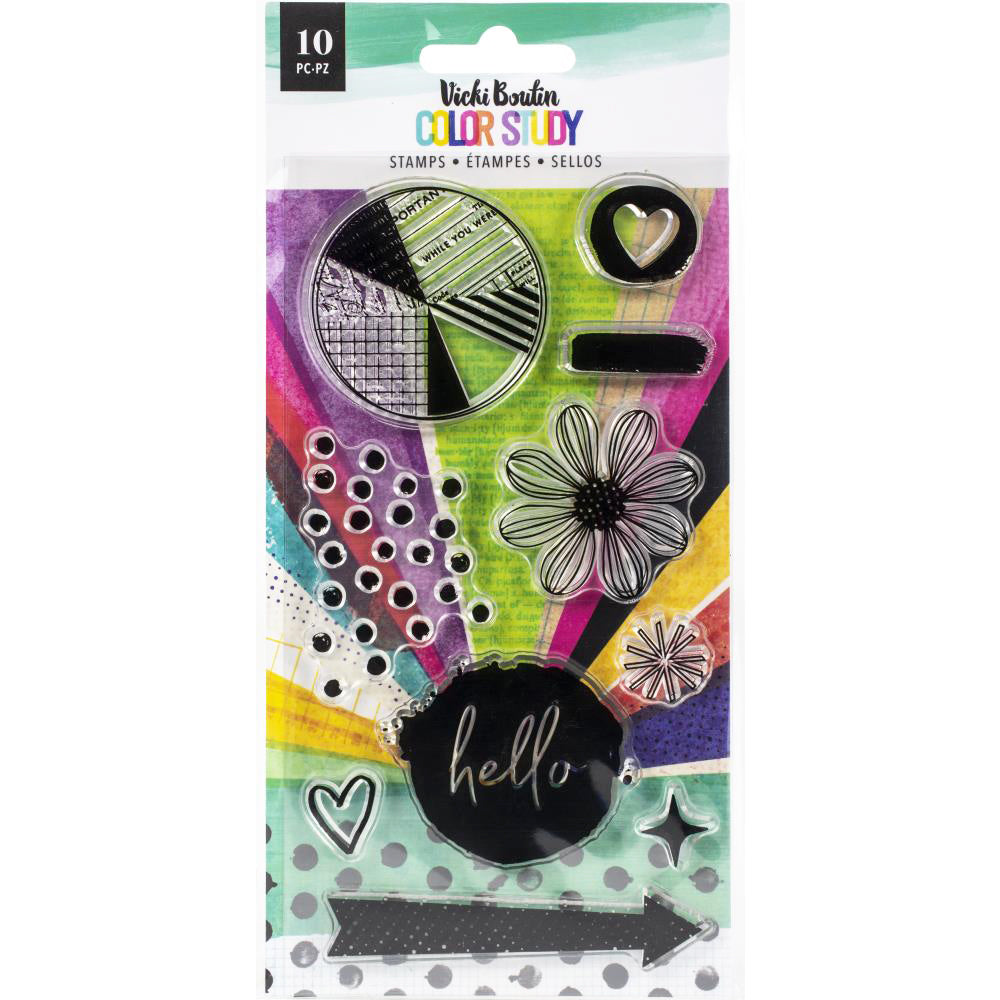 Sellos Color Sellos Goma Transparente Flores Flecha Estampar Papel Scrapb – Hobbees