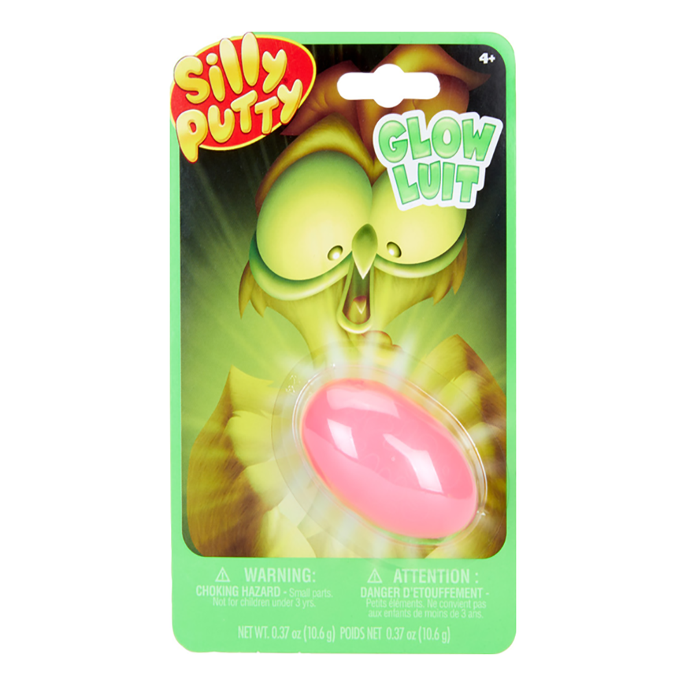 Silly Putty Brilla Oscuridad Calca Bota Juega Boligoma Ni os