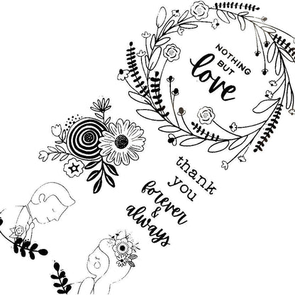 Lovely Moments Stamps / Sellos Transparentes Sellos Pebbles