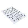 Clear Acrylic Stamps Traceable Alphabet / Sellos de Polímero Alfabeto