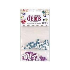 Peel and Stick Gems / Gemas Autoadheribles Azul y Lila
