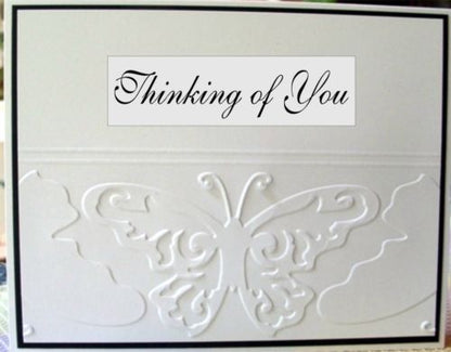 Border Butterfly Emboss / Borde de Realce Mariposa Descontinuado Cuttlebug