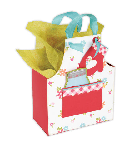 Box Apron XL Die / Troquel Caja Delantal y Accesorios Descontinuado Sizzix