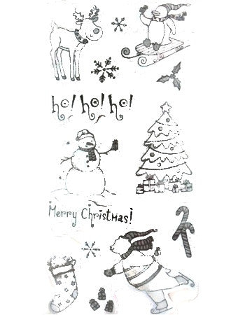 Christmas 171846 / Sellos de Goma Cling Navidad Descontinuado Recollections