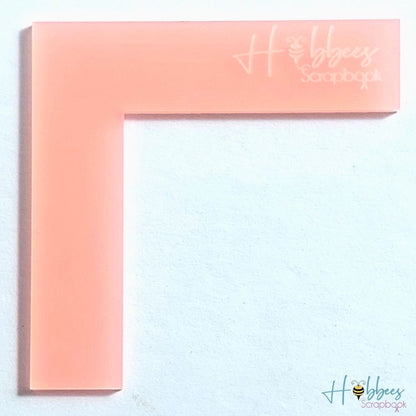 Escuadras para Encuadernación Color Rosa Descontinuado Hobbees