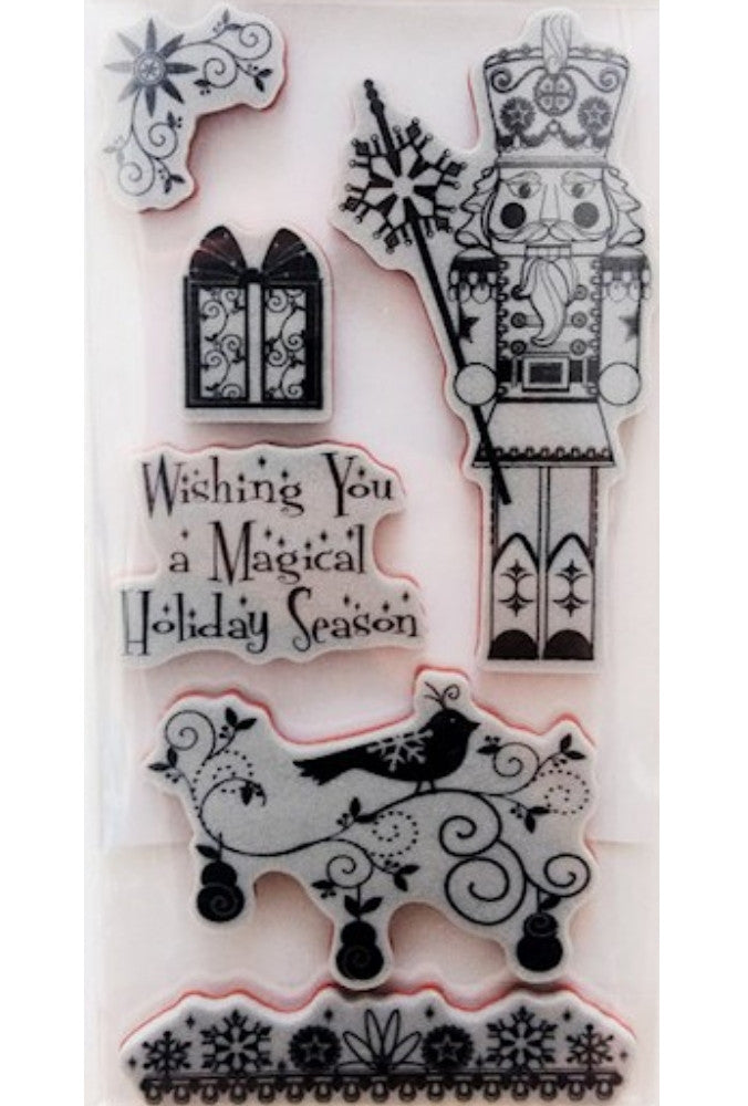 Sellos de Goma Cling Cascanueces / Nutcracker 182607 Descontinuado Recollections