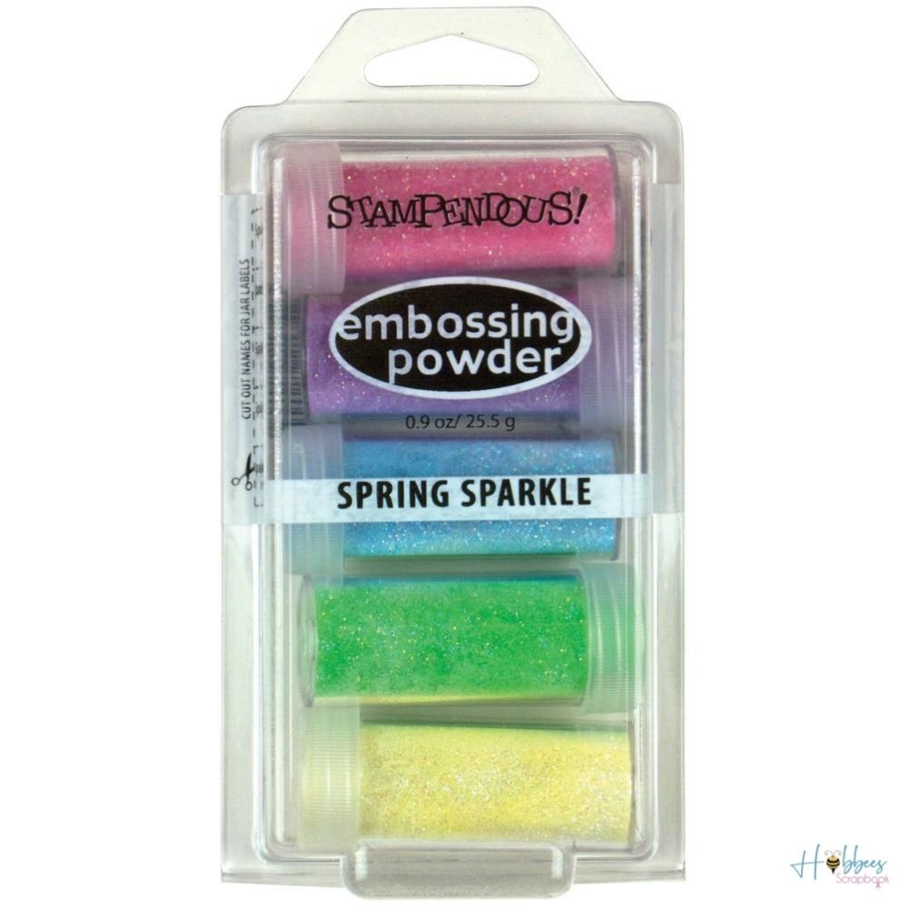 Embossing Powder Spring Sparkle Set / 5 Polvos de Embossing Primavera