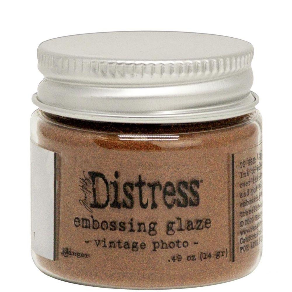 Distress Embossing Glaze Vintage Photo / Polvo de Embossing Foto Antigua Polvos de Embossing Ranger