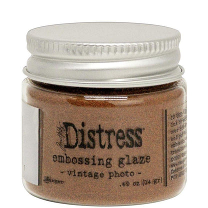 Distress Embossing Glaze Vintage Photo / Polvo de Embossing Foto Antigua Polvos de Embossing Ranger