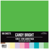 Candy Bright Cardstock 12 in / 180 Hojas de Cartulina Pastel