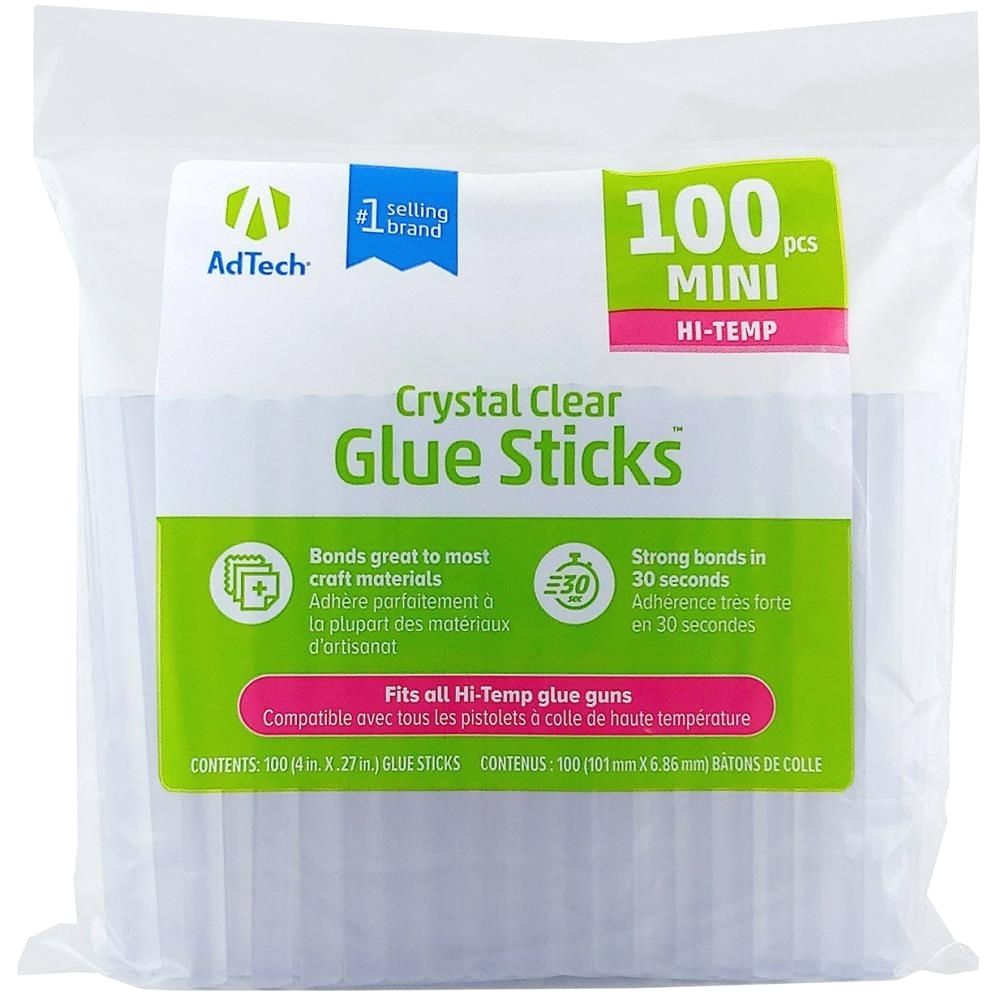 High Temp Mini Glue Sticks / 100 Barras de Silicón Alta Temperatura