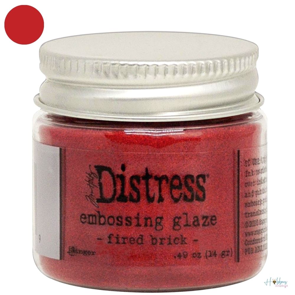 Distress Embossing Glaze Fired Brick / Polvo de Embossing Rojo Ladrillo