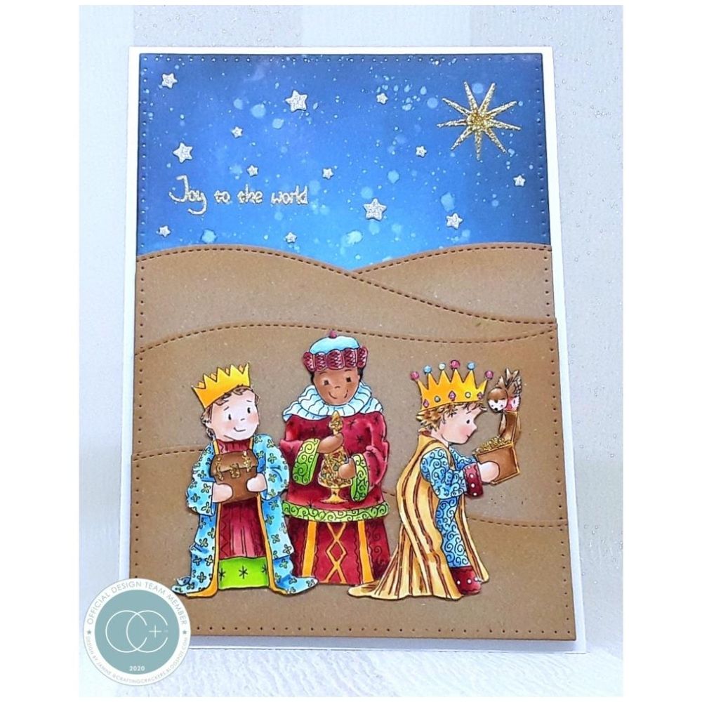 Three Wise Men Clear Stamps / Sellos de Reyes Magos Sellos Craft Consortium