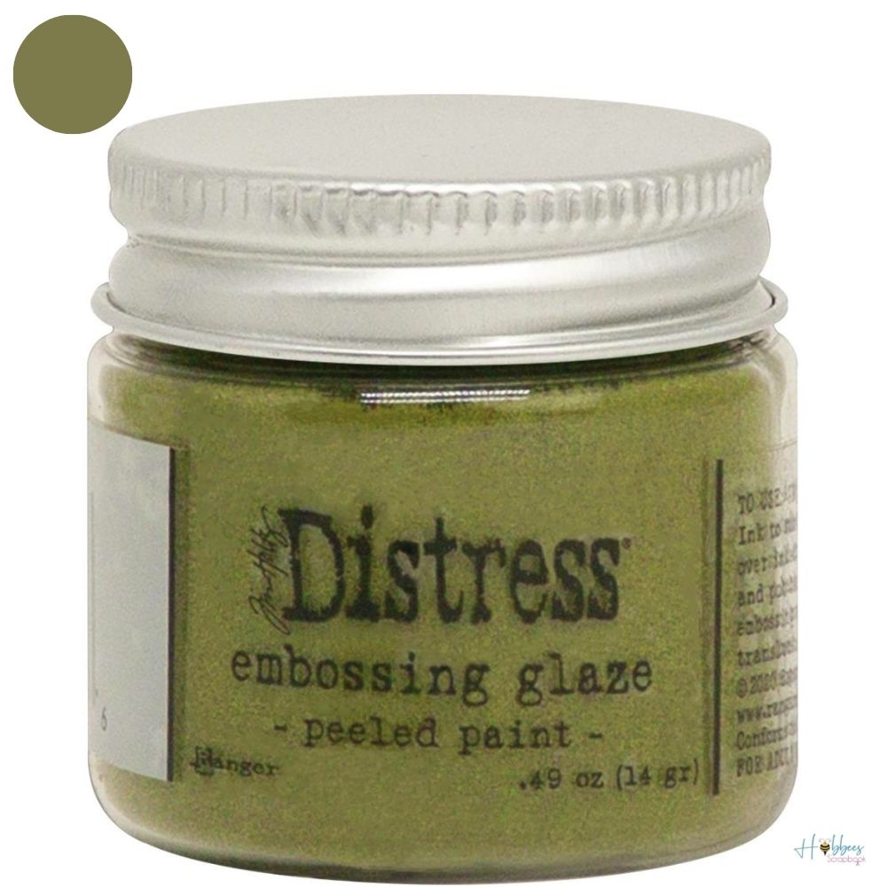 Distress Embossing Glaze Peeled Paint / Polvo de Embossing Verde Viejo
