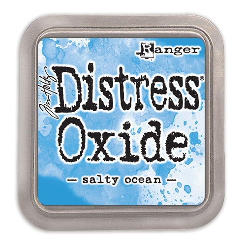 Tim Holtz Distress Oxide Salty Ocean/ Cojin de Tinta Efecto Oxidado Oceano
