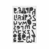 Tim Holtz Foam Craft Stamps / Sellos de Letras y Numeros