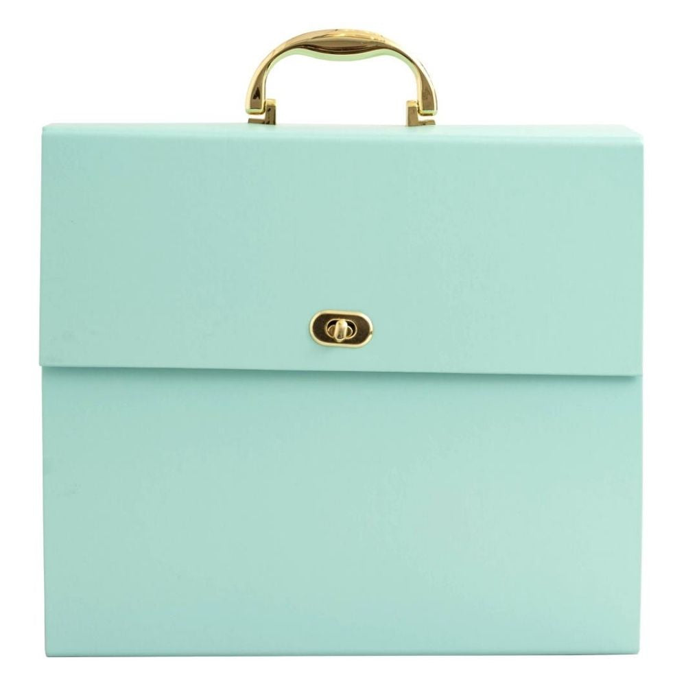 Accordion Paper Storage Mint / Organizador Tipo Acordeón para Papel Descontinuado We R Memory Keepers