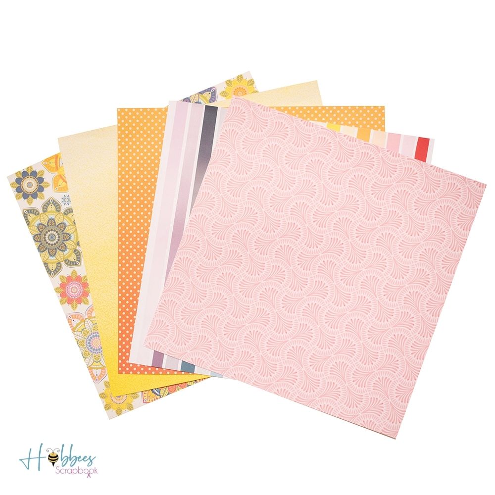 Wonders Paper Pad 12 x 12" / Block de Papel Mandalas y Flores Descontinuado American Crafts