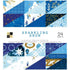 Sparkling Snow 6" Cardstock / Block de Navidad Tonos Azules Papel DCWV