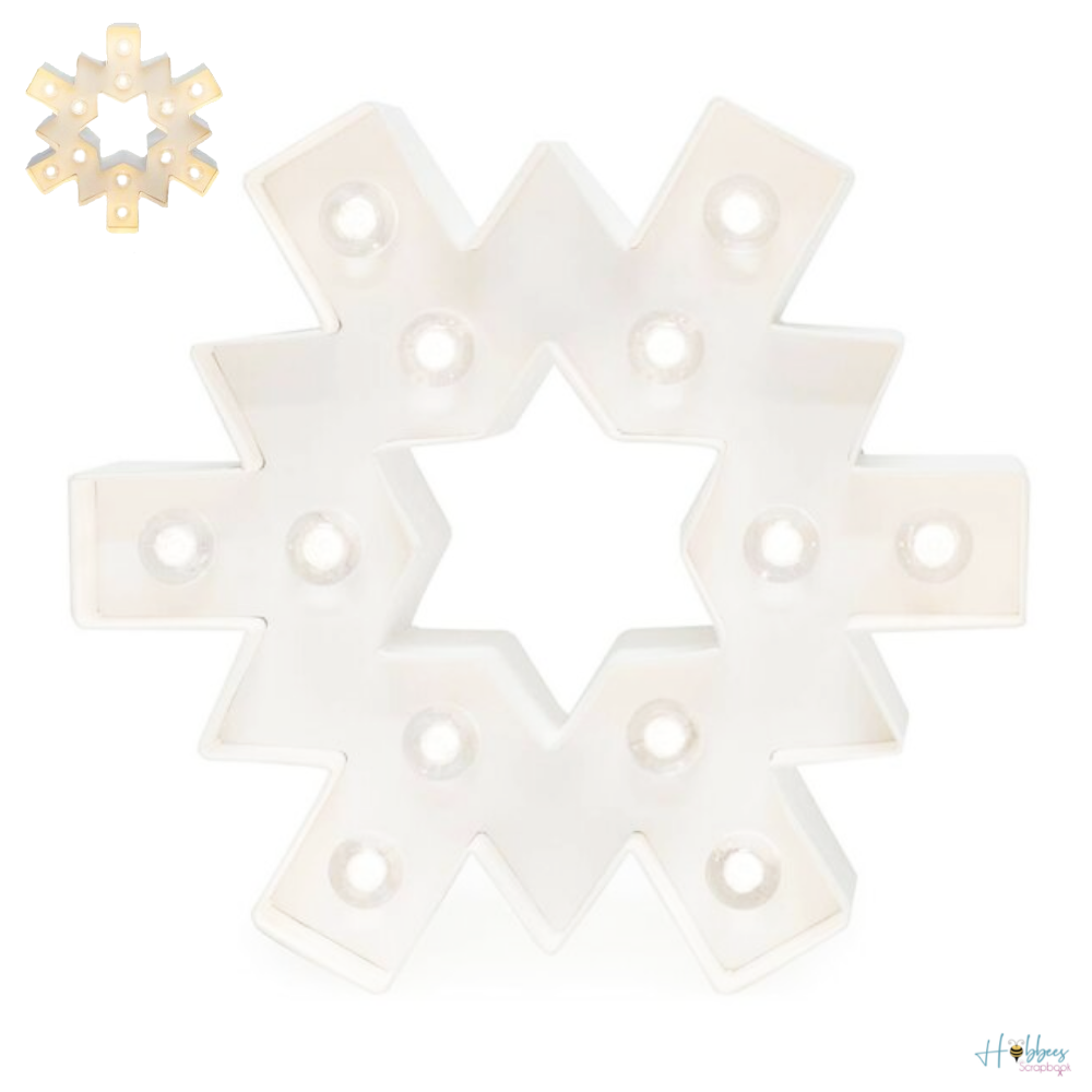 Marquee Light Kit Snowflake / Figura de Copo de Nieve con Luces