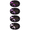 Shades Of Purple Crisp Dye Ink Oval Set / 4 Cojines de Tinta Morados
