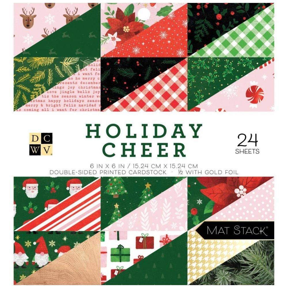 Holiday Cheer 6" Cardstock / Block de Cartulina Navideña