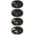 Green Fields Crisp Dye Ink Oval Set / 4 Cojines de Tinta Verdes DESCONTINUADO Altenew