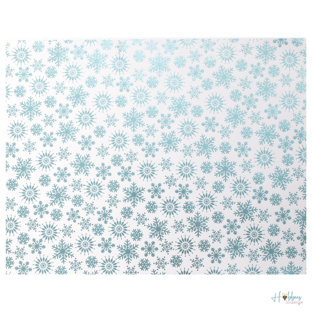Snowflake Poster Board / Poster de Foil Copos de Nieve