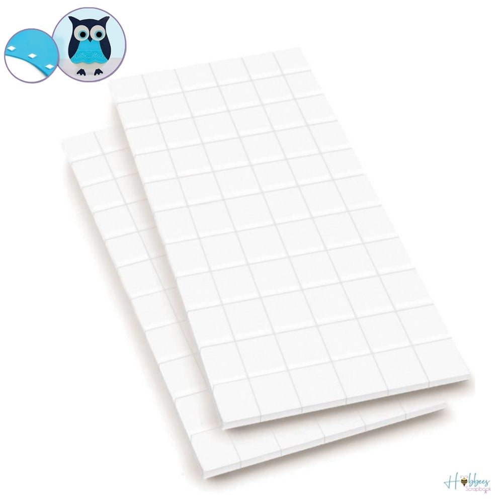 3D Pop Dots Dual-Adhesive Foam / Foami Cuadrados Adhesivos 9.5 mm Descontinuado Multicraft Imports