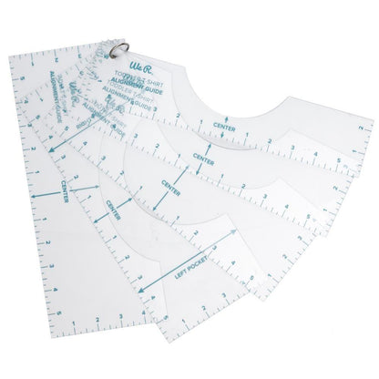 Vinyl Print Press T-Shirt Alignment Guides / Guías de Alineación de Camisetas Accesorios We R Memory Keepers