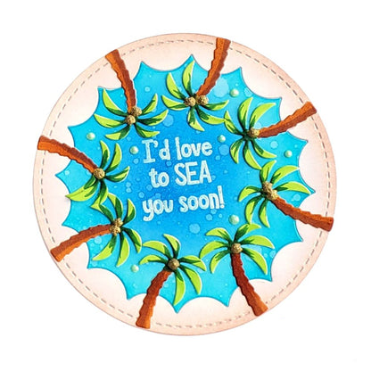 Suaje de Círculo Escalopado Inverso Dados de Corte / Suajes / Troqueles Hobbees