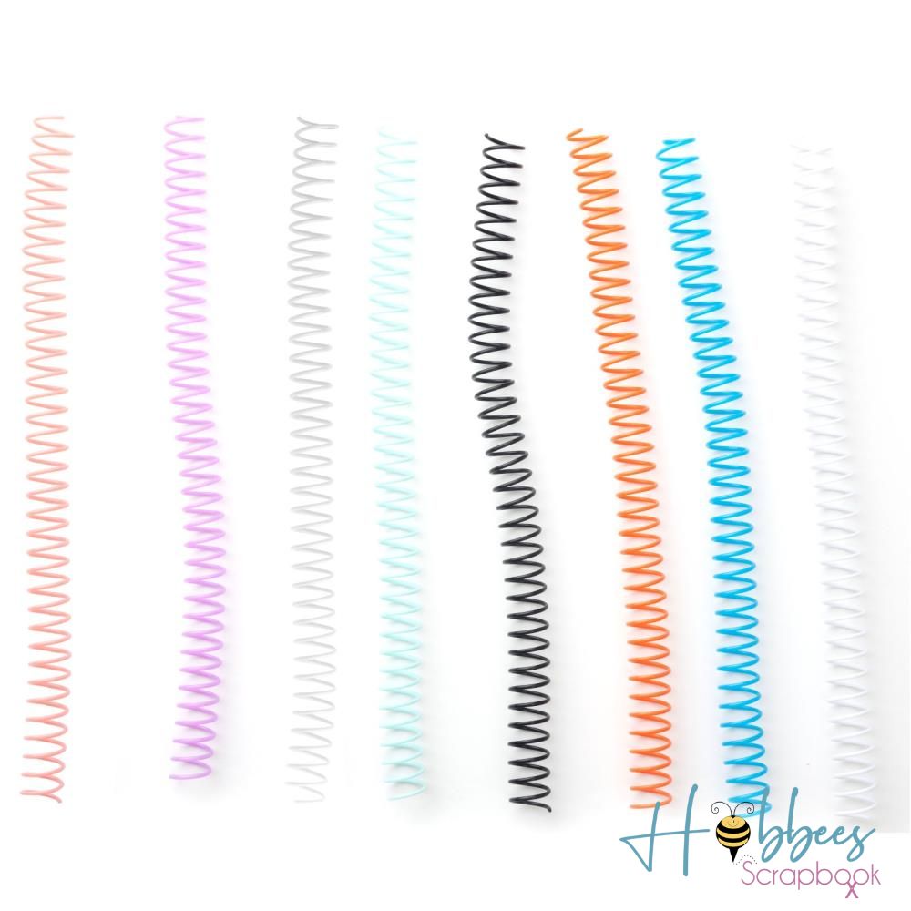 Cinch Binding Spiral Wires / Espirales para Engargolar de Colores Arillos para Engargolar We R Memory Keepers