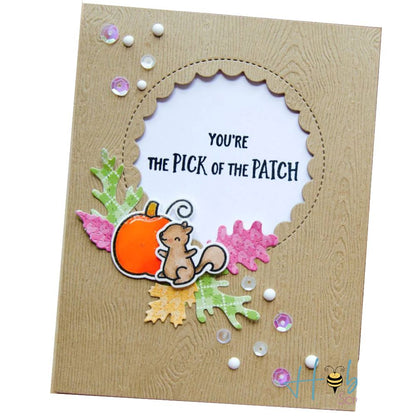 Suaje de Círculo Escalopado Inverso Dados de Corte / Suajes / Troqueles Hobbees