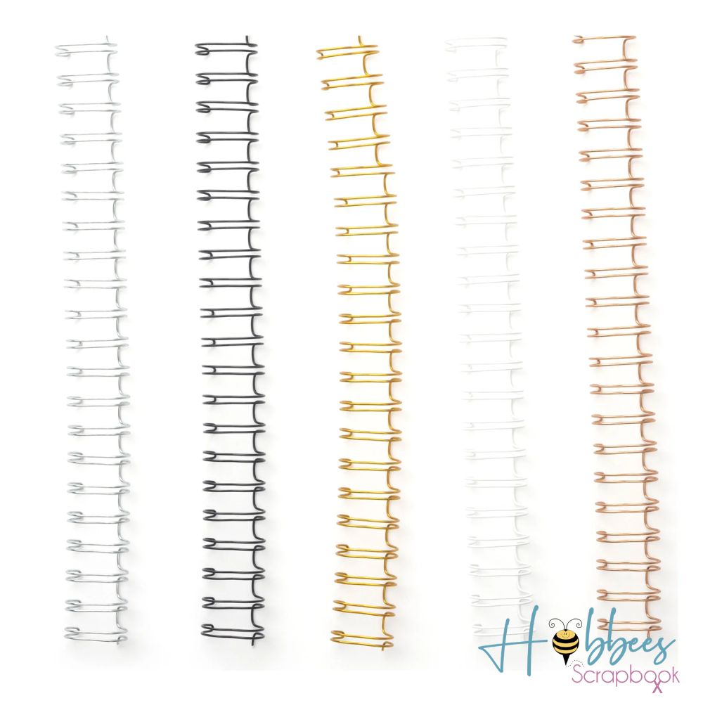 Cinch Binding Wires Metallic / Espirales para Engargolar de Colores Metálicos