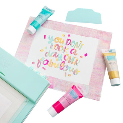 Vinyl Print Press All-In-One Kit / Kit Prensa de Impresión de Vinil Serigrafìa We R Memory Keepers