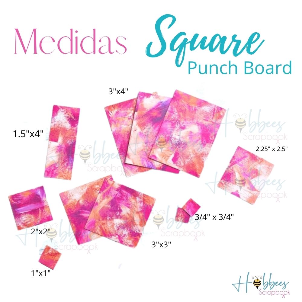 Square Punch Board / Tabla para Hacer Cuadros y Rectángulos