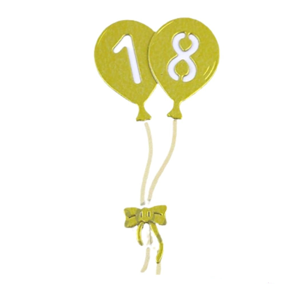 Suajes de Globos con Números Dados de Corte / Suajes / Troqueles Hobbees