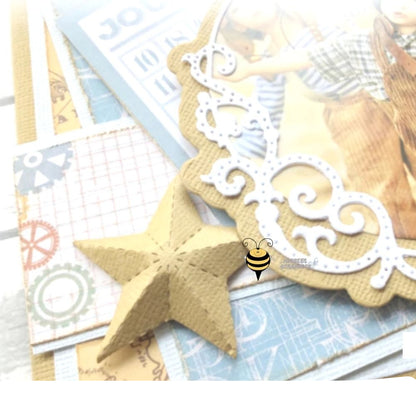 Suajes de Estrellas 3D Dados de Corte / Suajes / Troqueles Hobbees