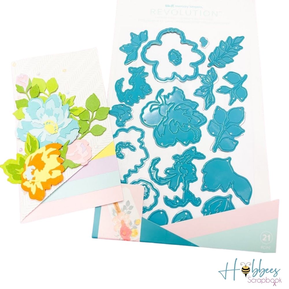 Layered Florals Revolution Die / Suajes de Flores Dados de Corte / Suajes / Troqueles We R Memory Keepers