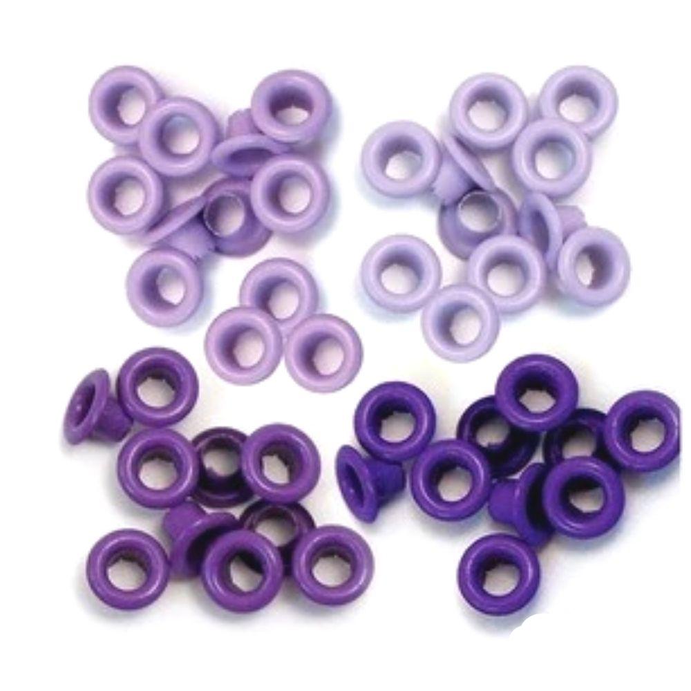 Standard Eyelets Purple / Ojillos Estándar Morados Adornos / Embellishments We R Memory Keepers