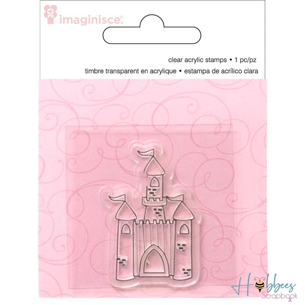 Clear Acrylic Stamp Castle / Sello de Polímero Castillo