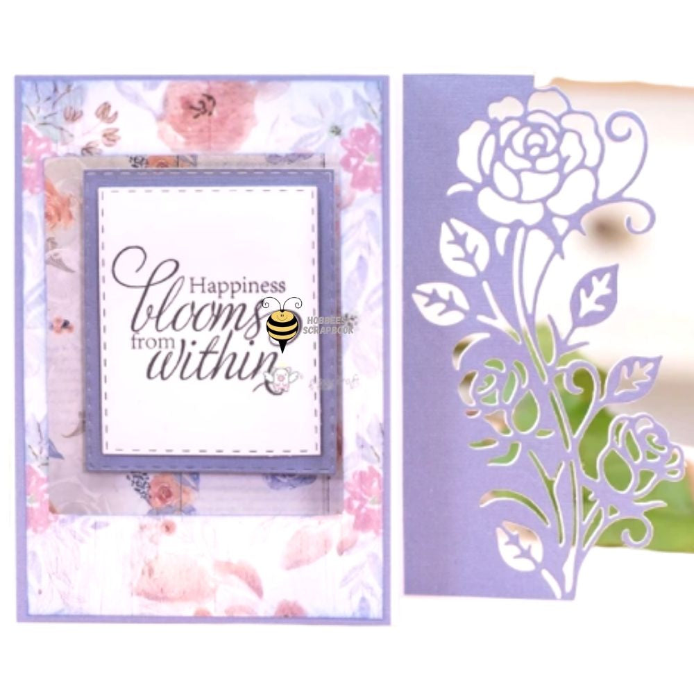 Suaje de Borde de Rosa Dados de Corte / Suajes / Troqueles Hobbees